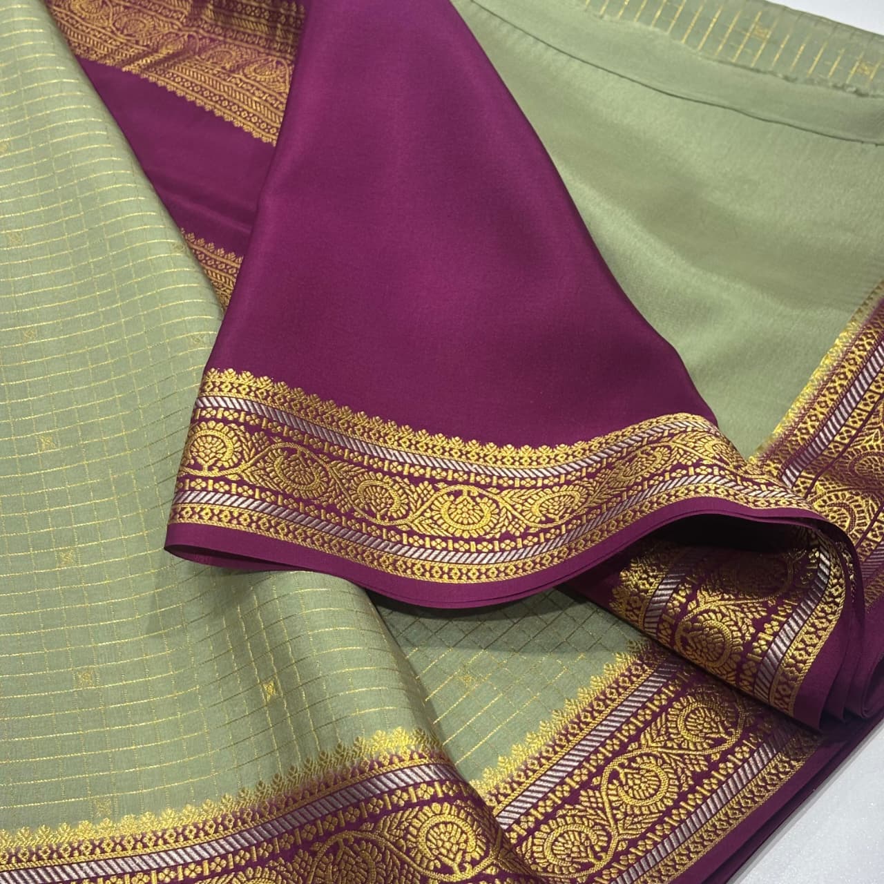 Pure Mysore Silk Saree