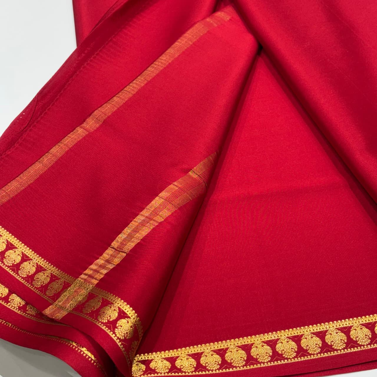 Pure Zari Mysore Silk Saree