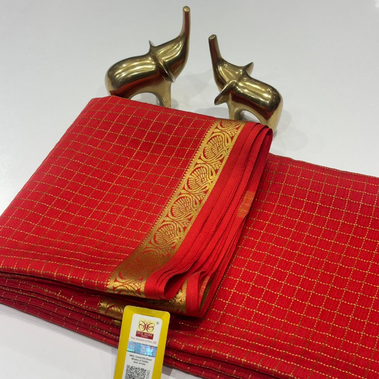 Pure Mysore Silk Saree