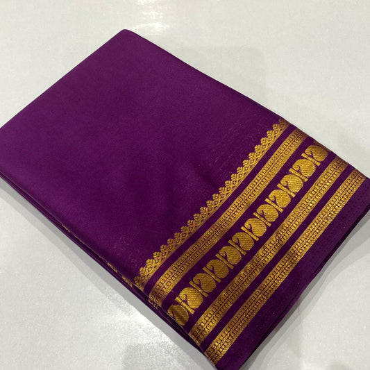 Semi Mysore Crepe Saree