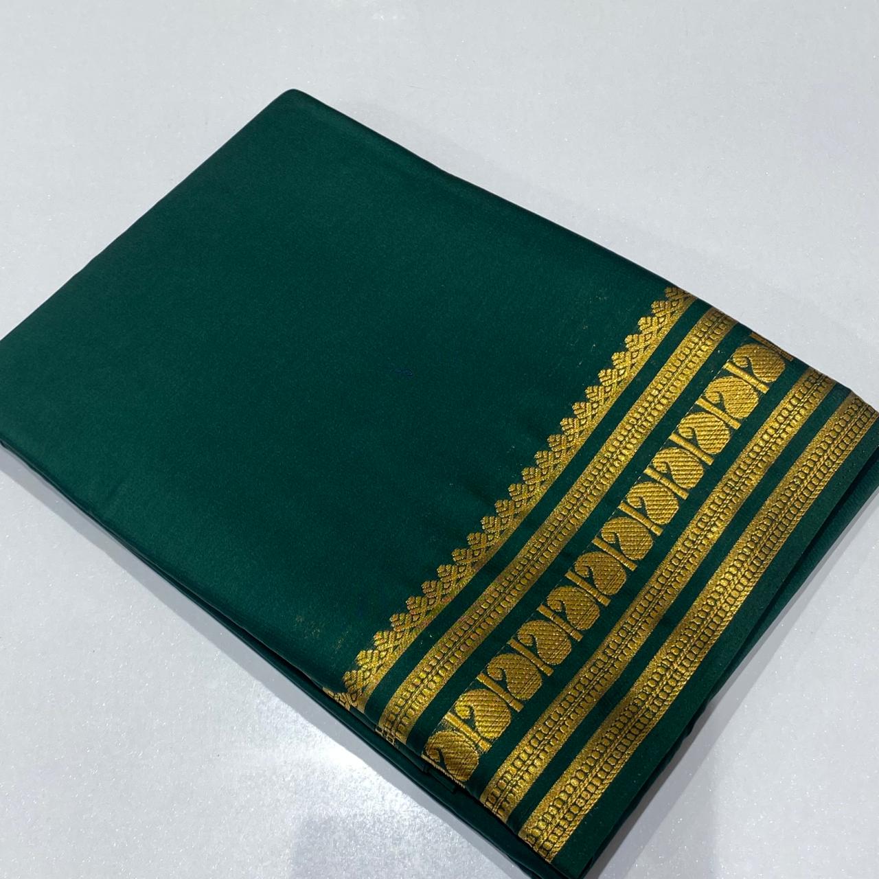 Semi Mysore Crepe Saree