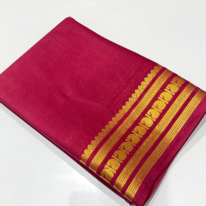 Semi Mysore Crepe Saree