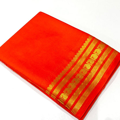 Semi Mysore Crepe Saree