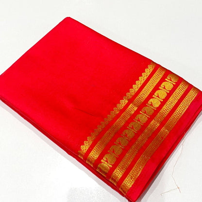 Semi Mysore Crepe Saree