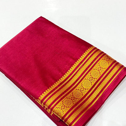 Semi Mysore Crepe Saree