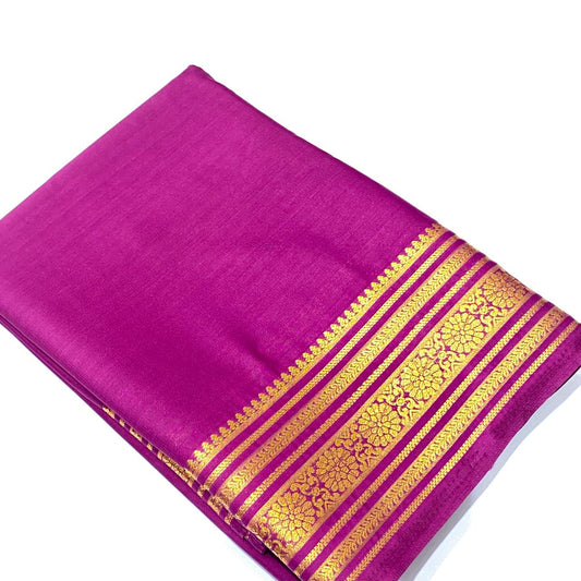 Semi Mysore Crepe Saree