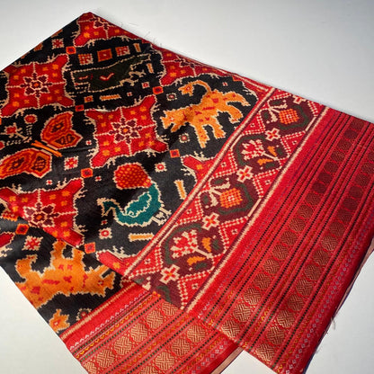 Printed Patola Silk Saree