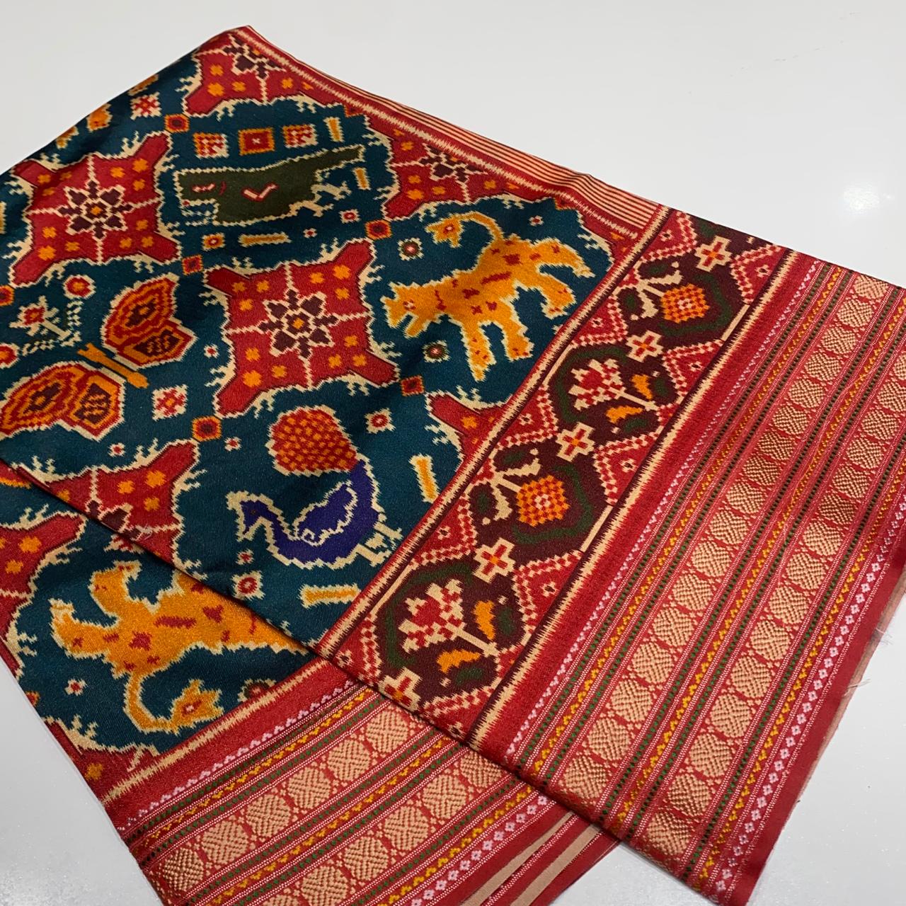 Printed Patola Silk Saree