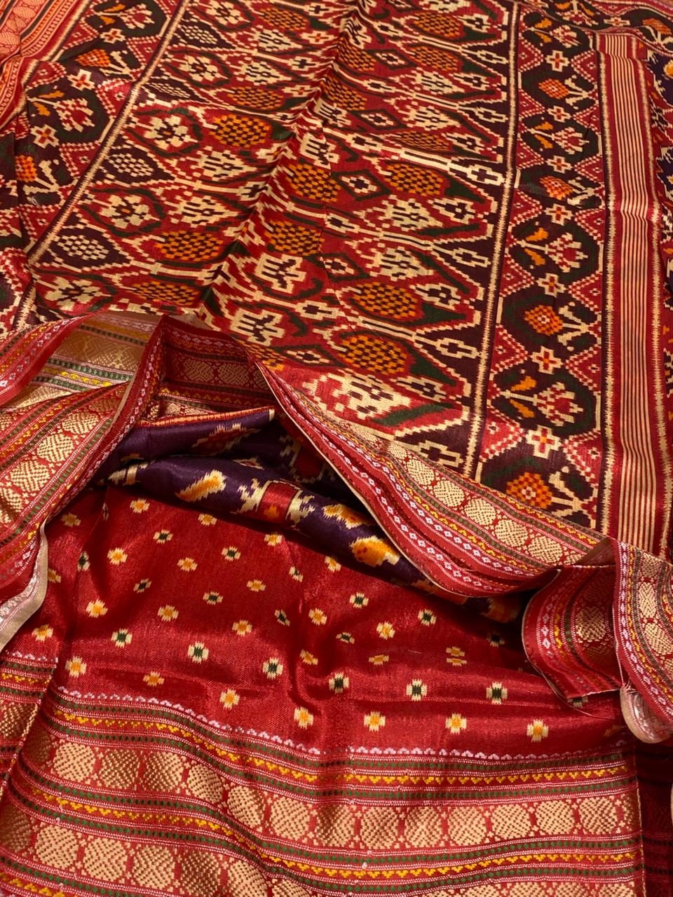 Printed Patola Silk Saree