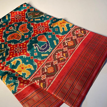 Printed Patola Silk Saree