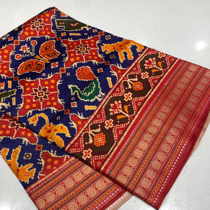 Printed Patola Silk Saree