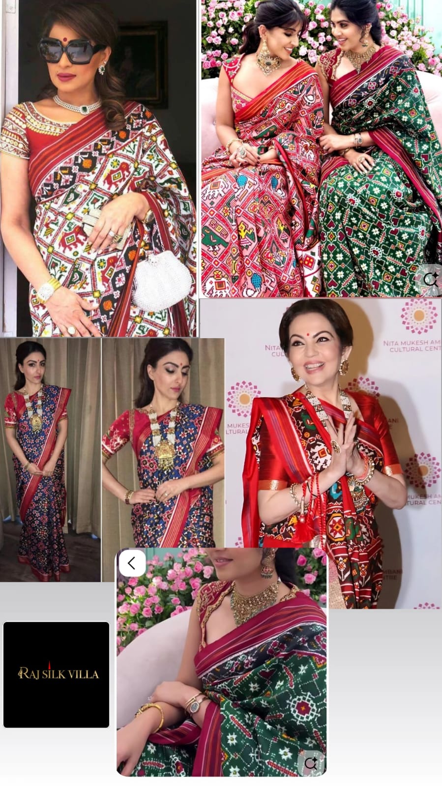 Printed Patola Silk Saree