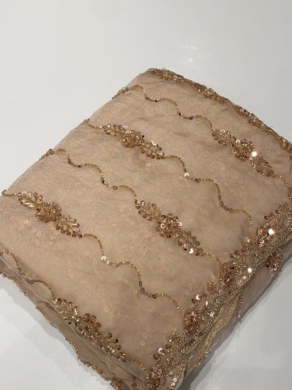 Soft Velvet Chiffon Saree