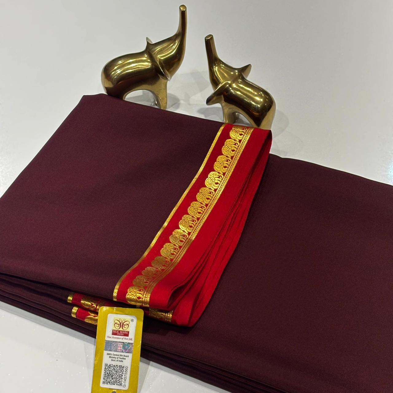 Pure Mysore Silk Saree