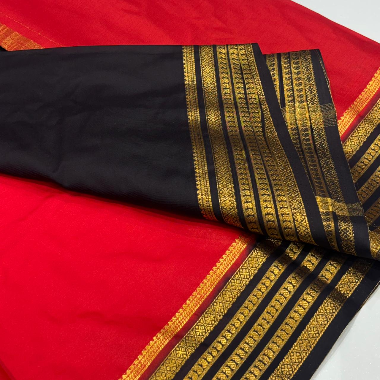 Designer Mysore Crepe Saree