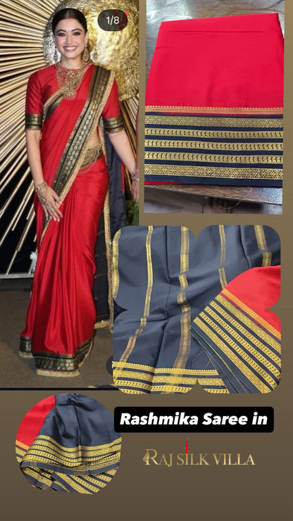 Designer Mysore Crepe Saree