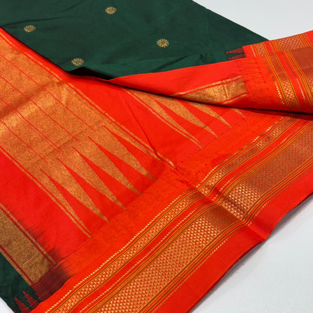Pure Ilkal Silk Saree