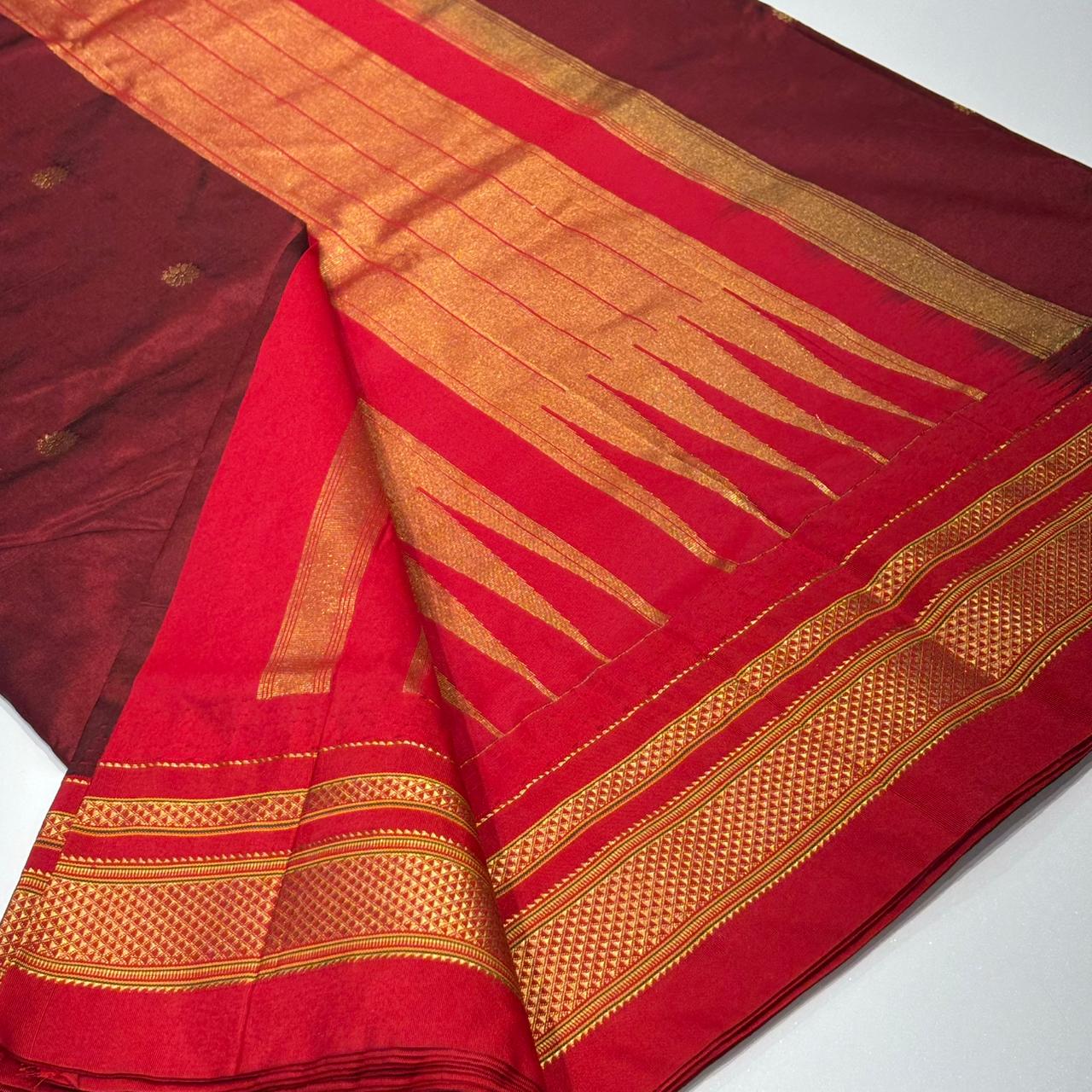 Pure Ilkal Silk Saree