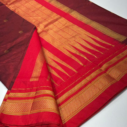 Pure Ilkal Silk Saree