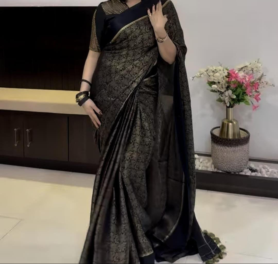 Brocade Pure Mysore Silk Saree
