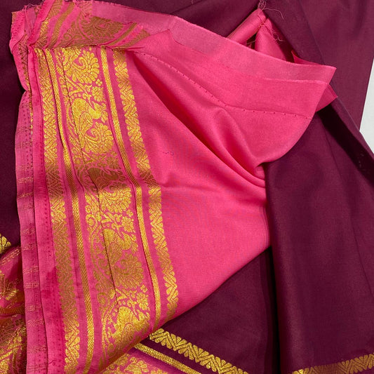 Semi Mysore Crepe Saree