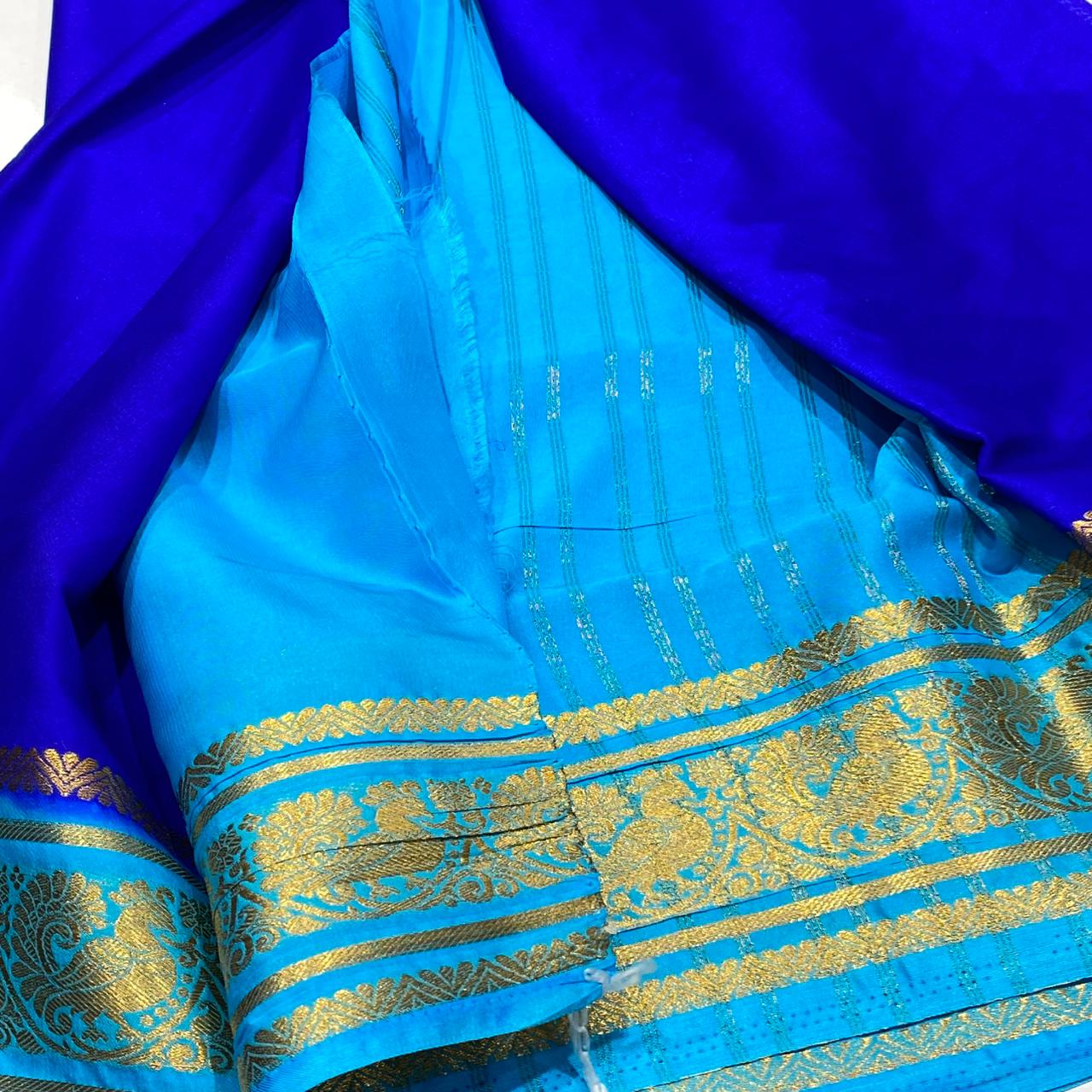 Semi Mysore Crepe Saree