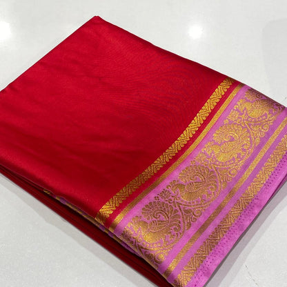 Semi Mysore Crepe Saree