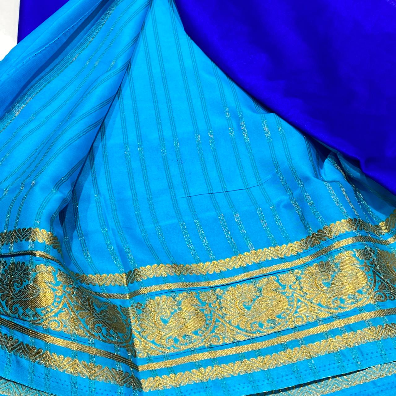 Semi Mysore Crepe Saree