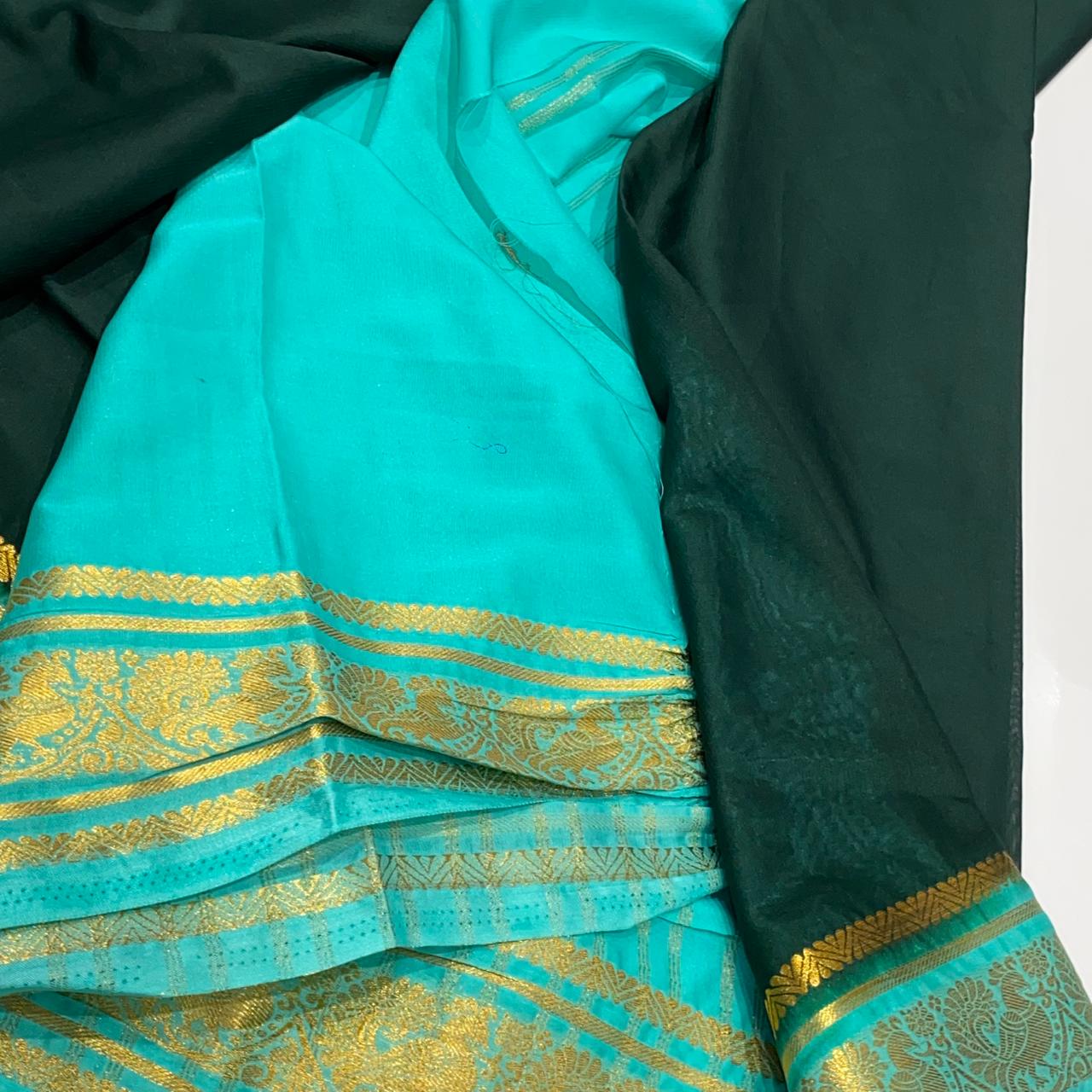 Semi Mysore Crepe Saree