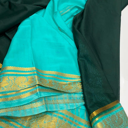 Semi Mysore Crepe Saree
