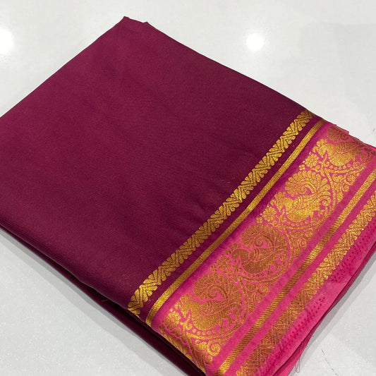 Semi Mysore Crepe Saree