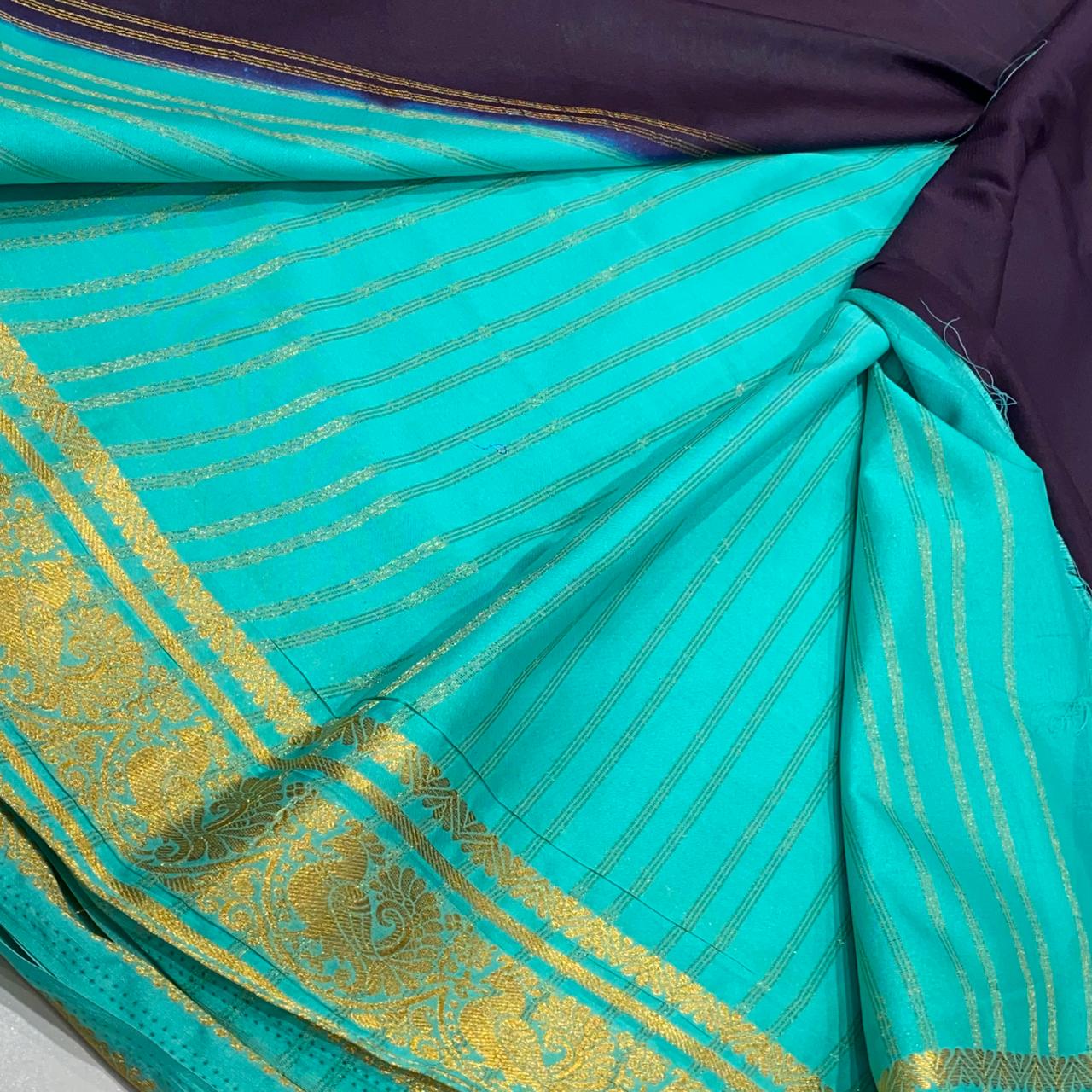 Semi Mysore Crepe Saree