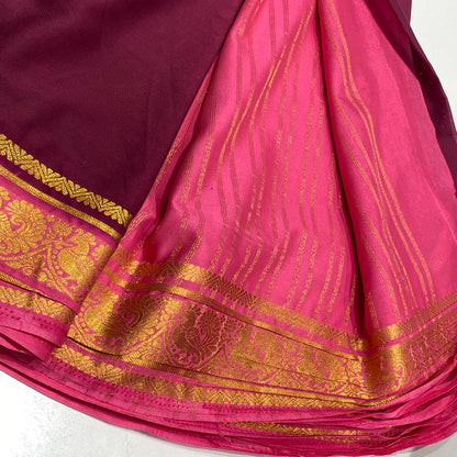 Semi Mysore Crepe Saree