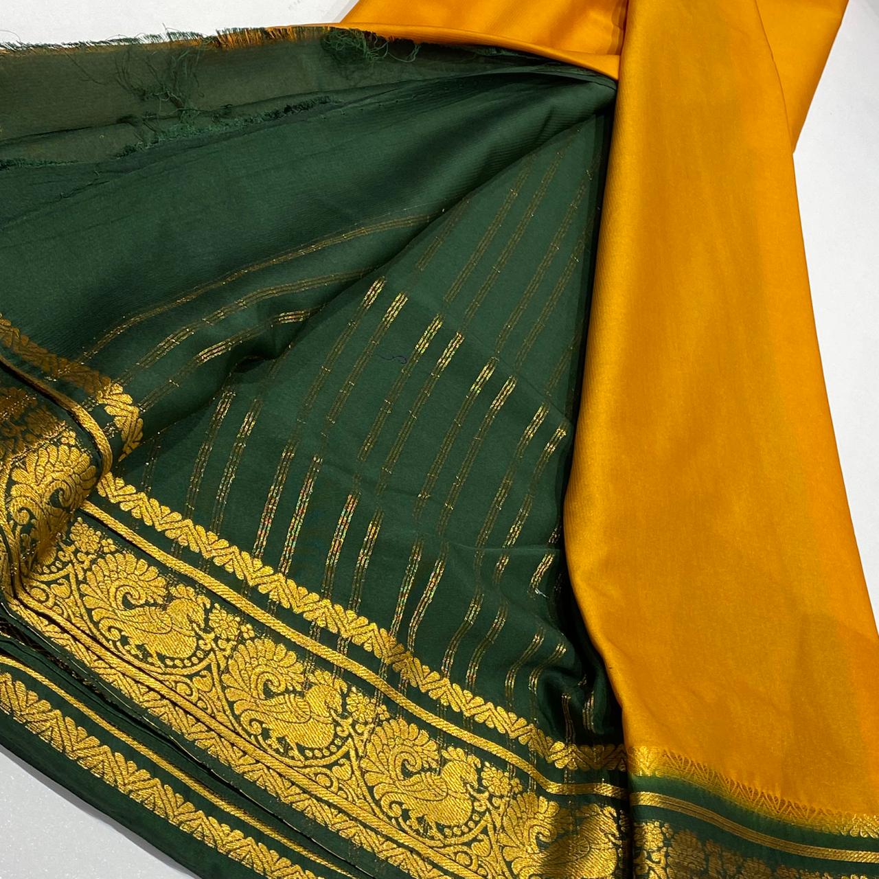 Semi Mysore Crepe Saree