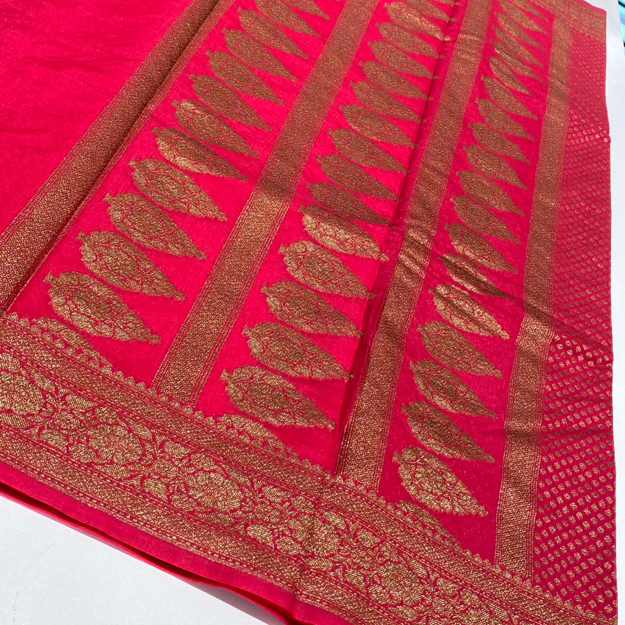 Designer Chiffon Banarasi Saree