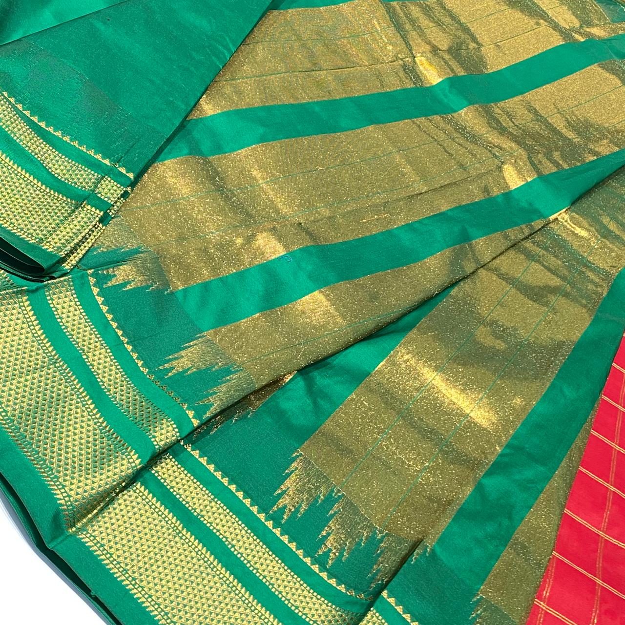 Semi Silk Ilkal Saree