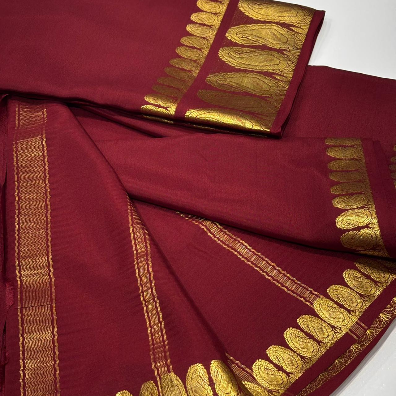 Pure Mysore Silk Saree