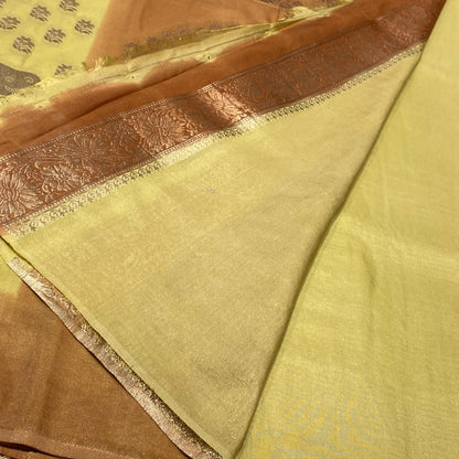 Silky Organza Crepe Saree