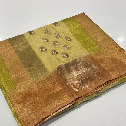 Silky Organza Crepe Saree