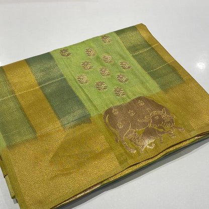 Silky Organza Crepe Saree