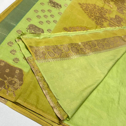 Silky Organza Crepe Saree