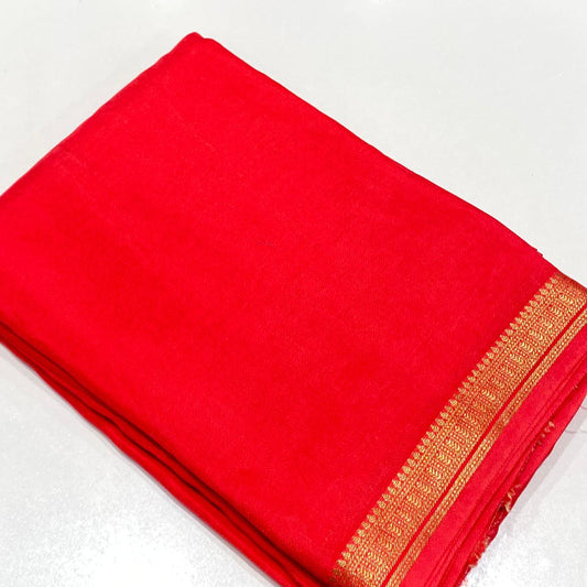 Semi Mysore Silk Saree