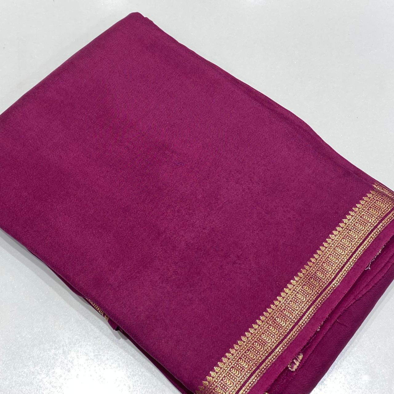 Semi Mysore Silk Saree