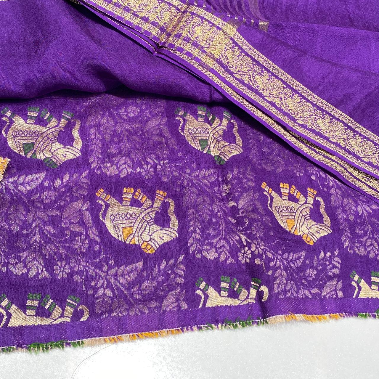Semi Mysore Silk Saree