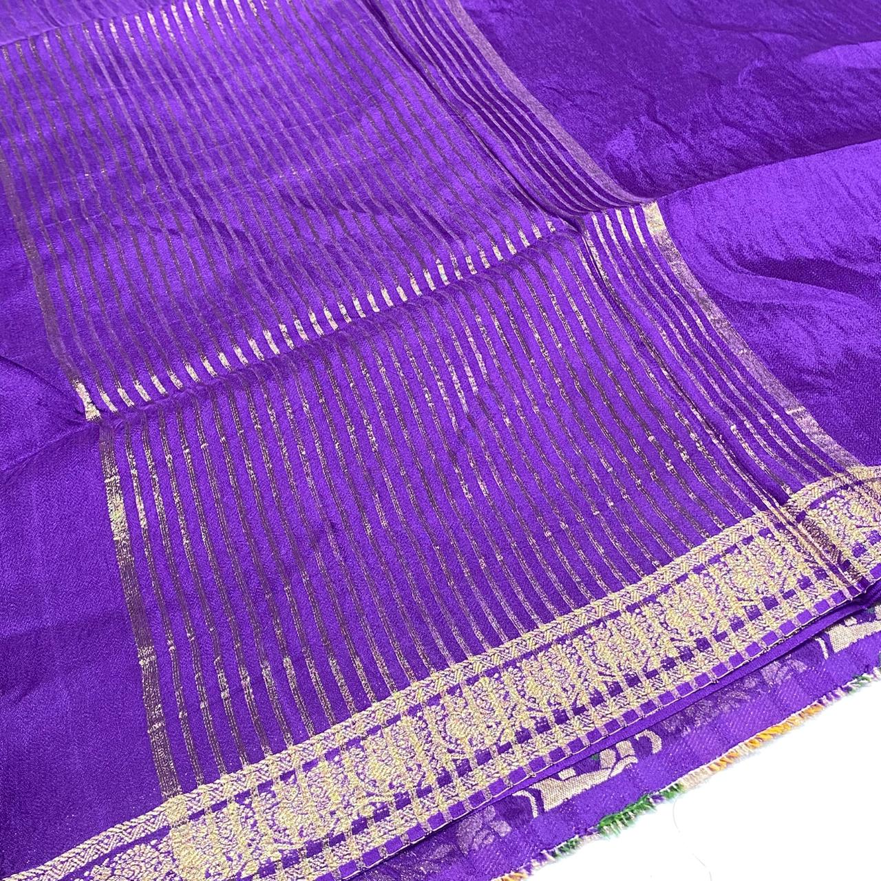 Semi Mysore Silk Saree