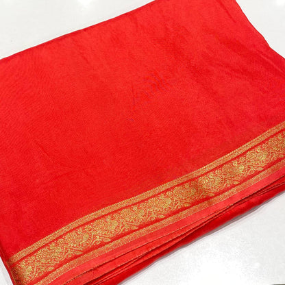 Semi Mysore Silk Saree