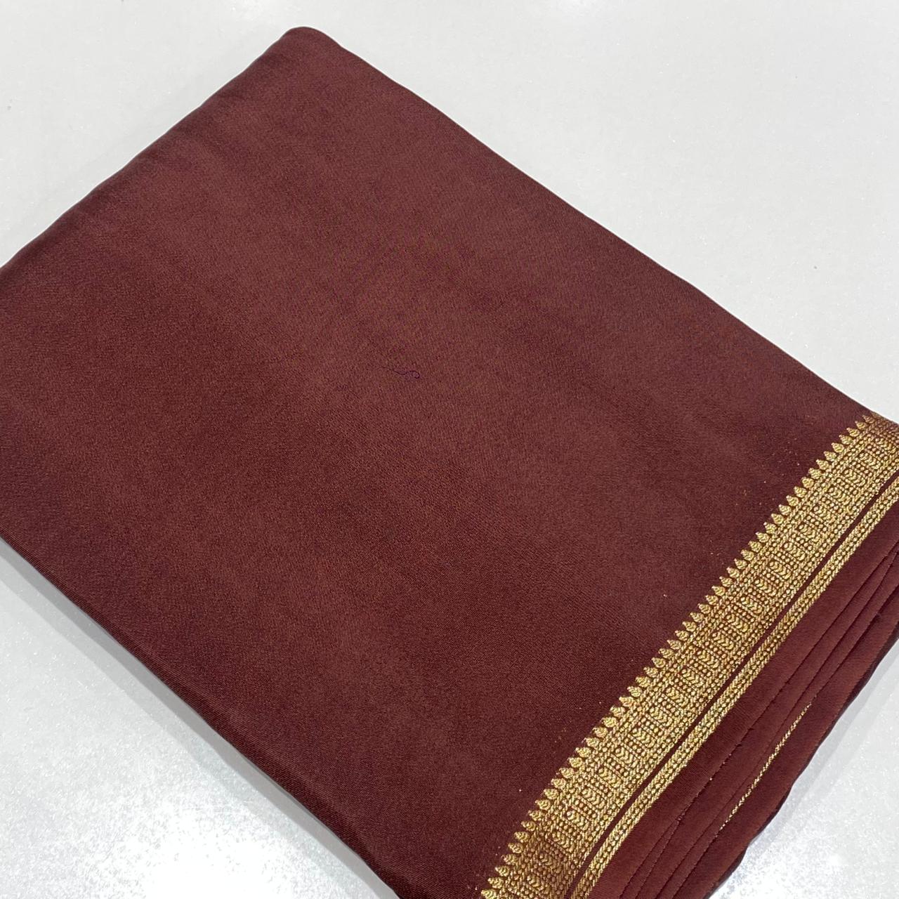 Semi Mysore Silk Saree