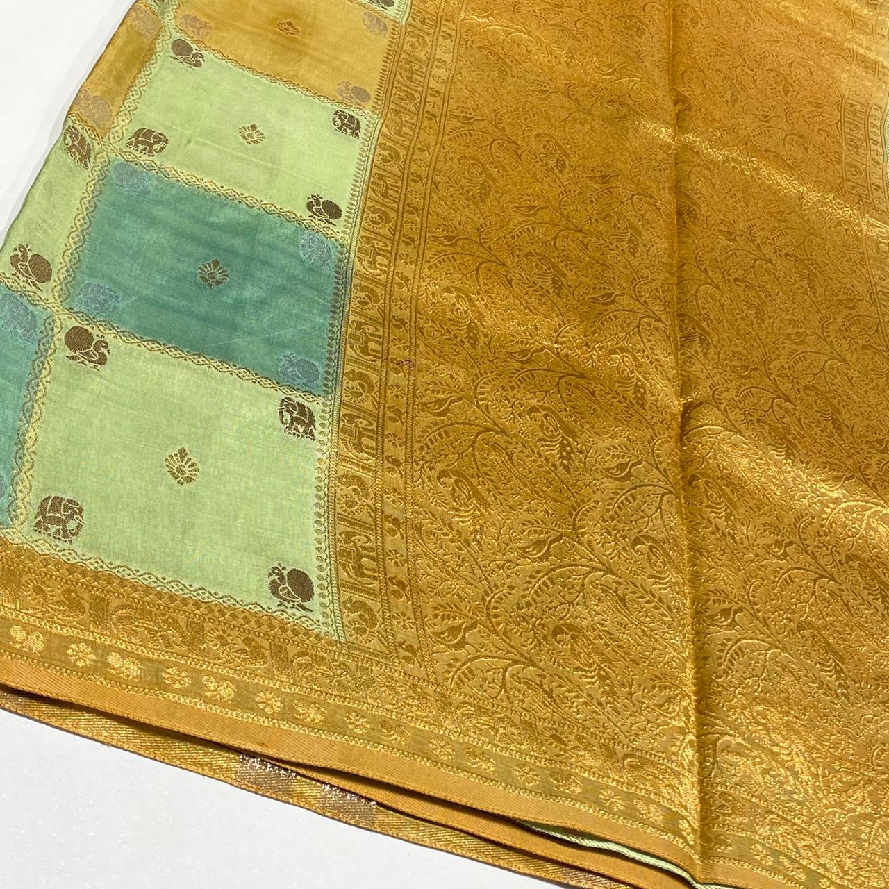 Semi Mysore Silk Saree