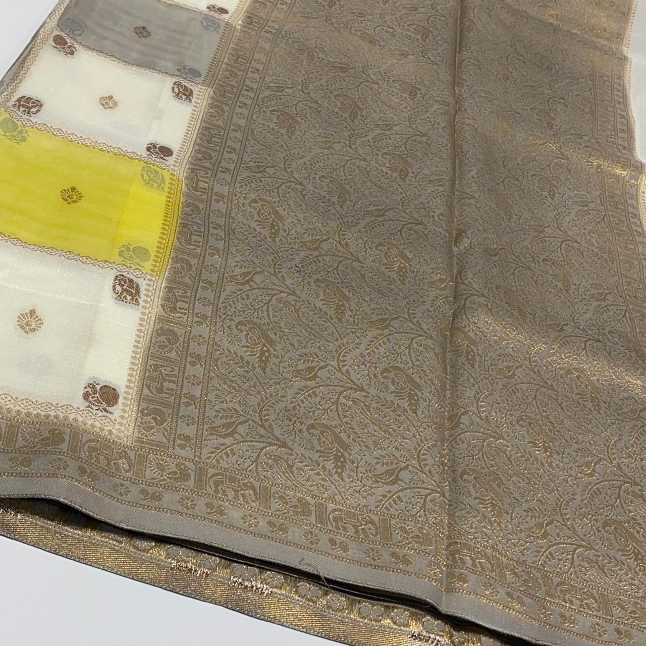 Semi Mysore Silk Saree