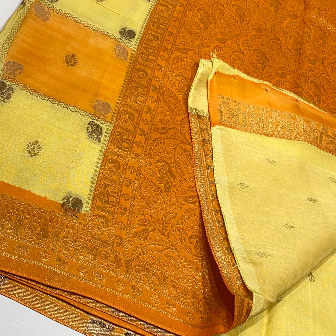Semi Mysore Silk Saree